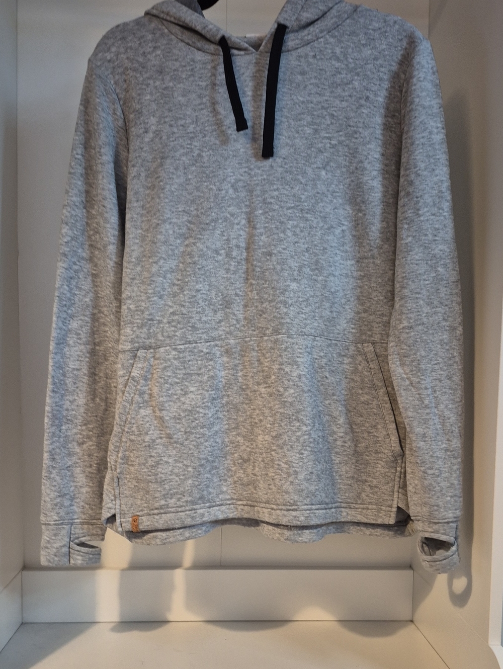 tentree Light Gray Hooded Pullover Sweatshirt